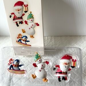 Hallmark - Santa's Merry Crew - Holiday Trio of Three Ornaments